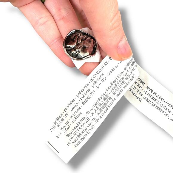 Zara NWOT Green Multi Tweed Classy Trending Overall A-Line Midi Dress Small - Picture 10 of 10